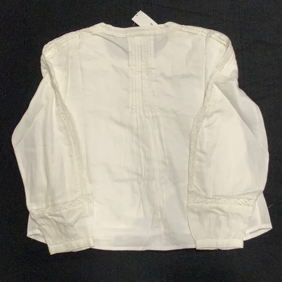 Girls white blouse, size M, NWT - Picture 3 of 3